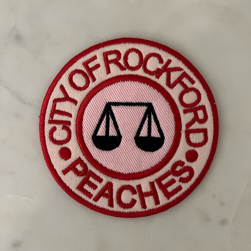 City of Rockford Peaches Patch - Red and Pink